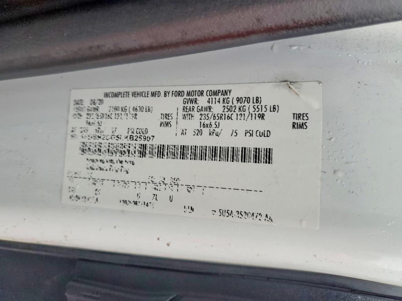 2020 Ford Transit Ambulance