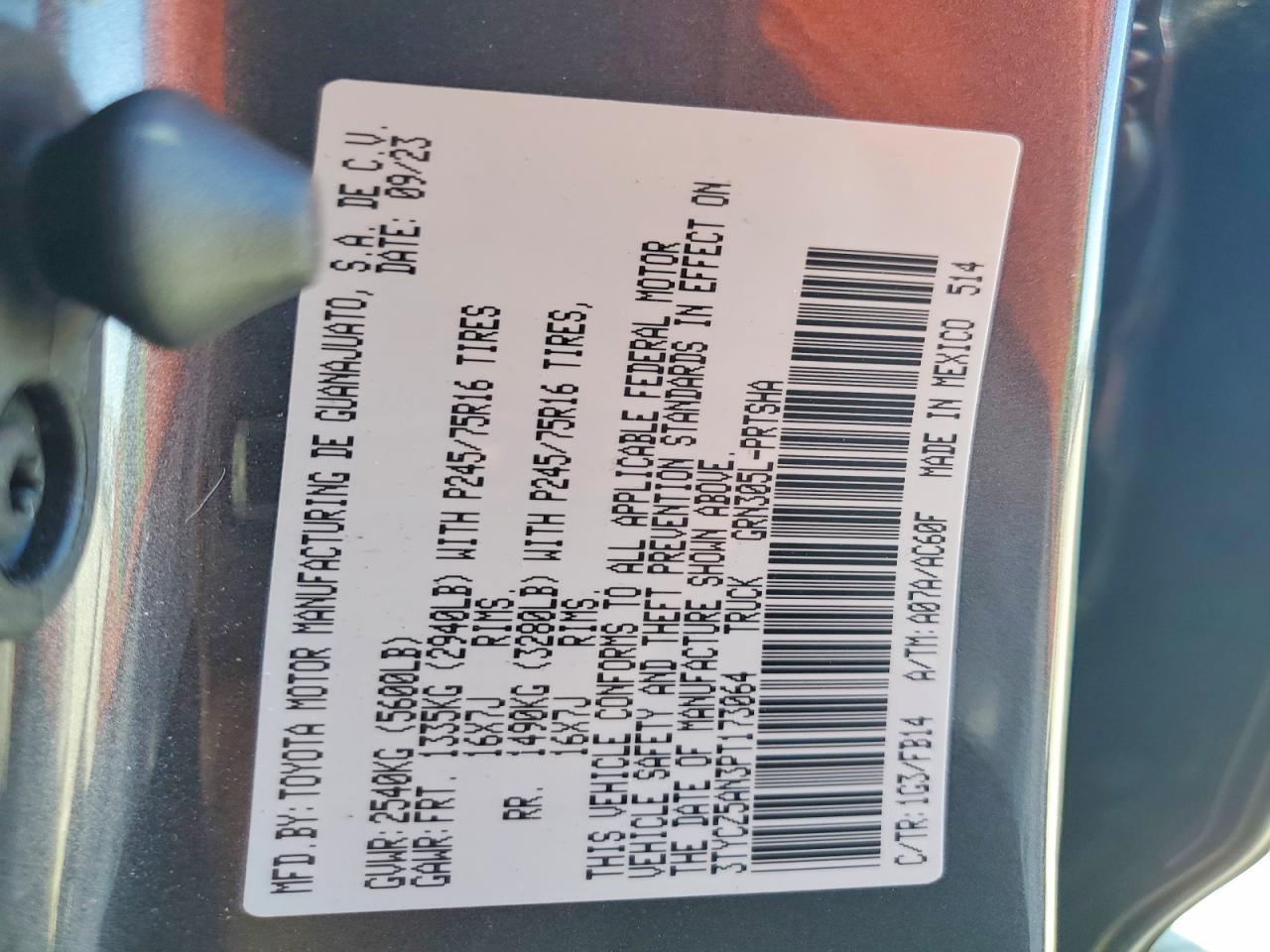 2023 Toyota Tacoma SR V6