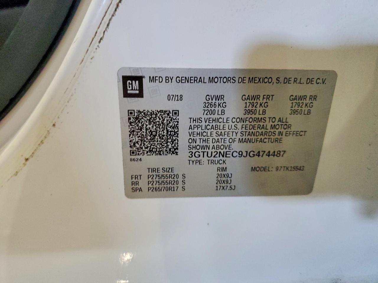 2018 GMC Sierra K1500 SLT