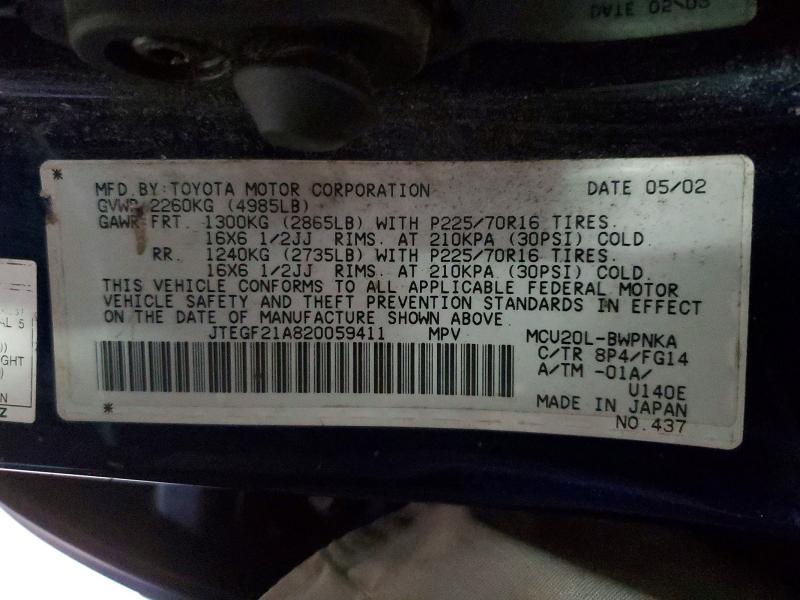 2002 Toyota Highlander Base
