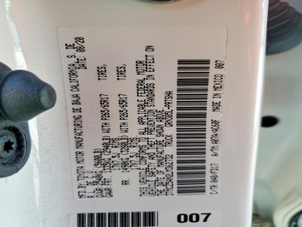 2020 Toyota Tacoma TRD Sport