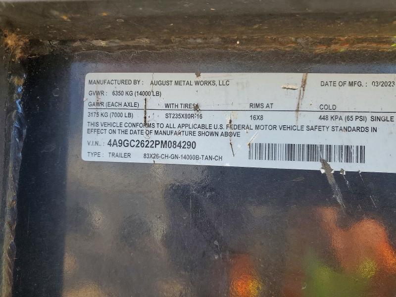 2023 Other 2023 August Metal Works  83X26-CH-GN-14000B-TAN-CH