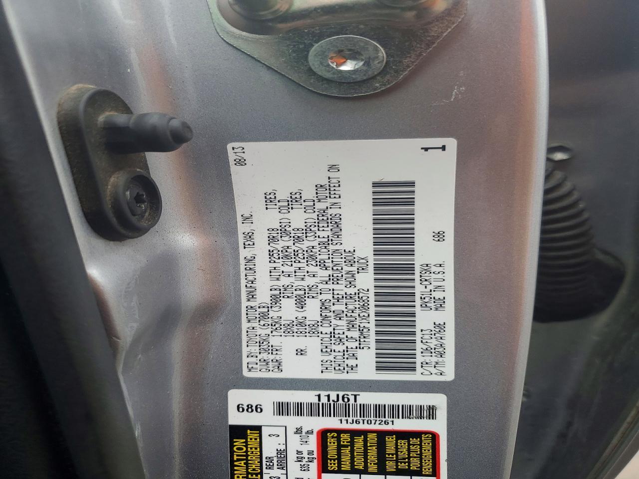 2014 Toyota Tundra SR5