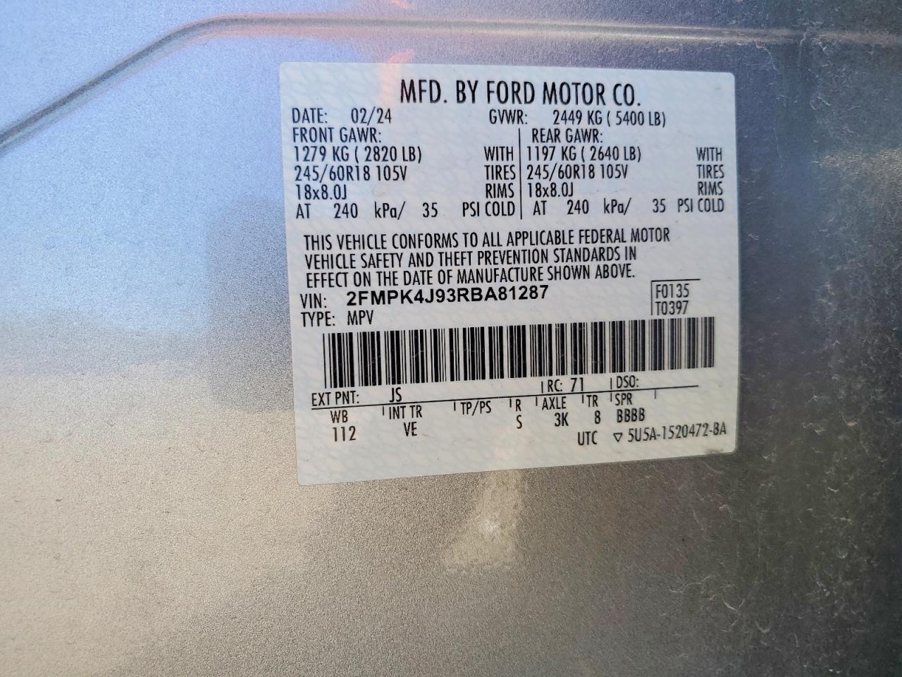 2024 Ford Edge sel