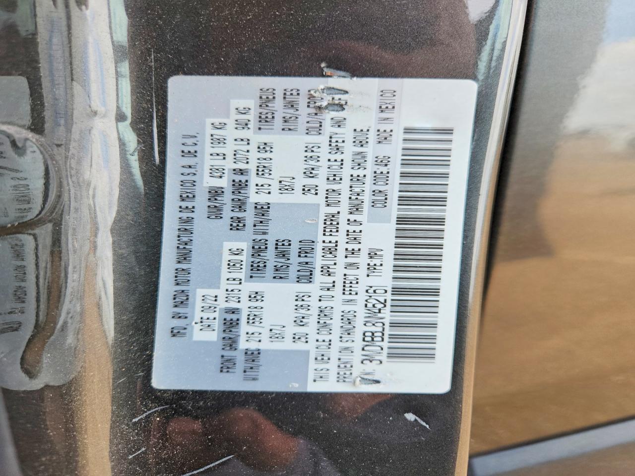 2022 Mazda Cx-30 Select