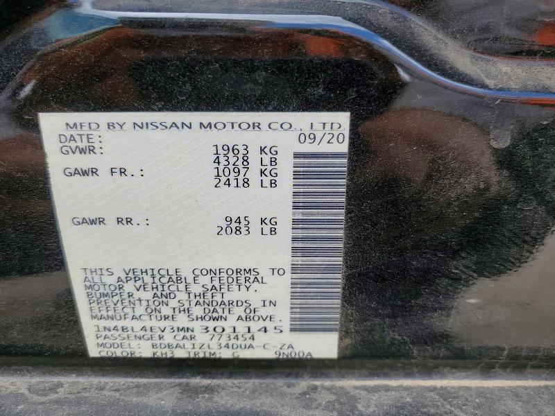 2021 Nissan Altima 2.5 sl