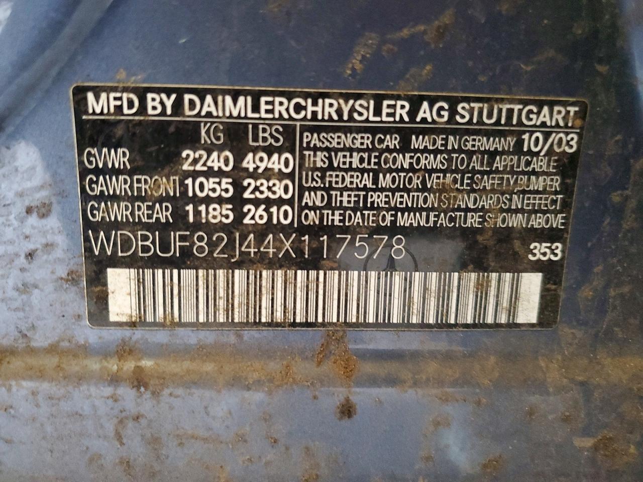 2004 Mercedes-Benz E 320 4matic