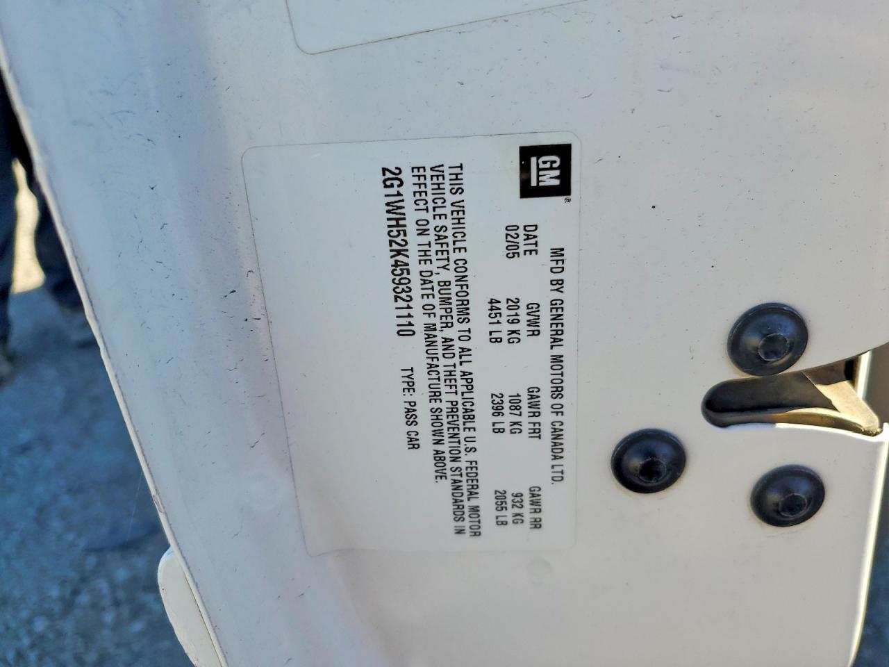 2005 Chevrolet Impala ls