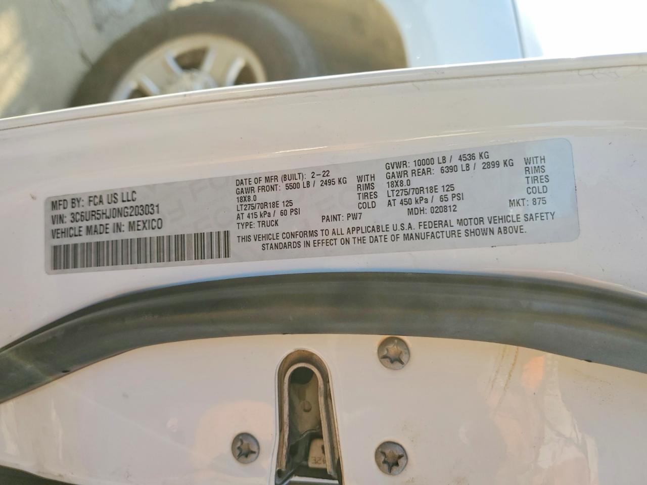 2022 Dodge RAM 2500 Tradesman