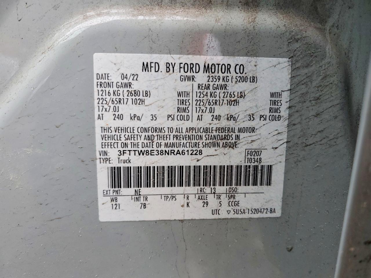 2022 Ford Maverick XL