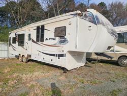 Salvage trucks for sale at Shreveport, LA auction: 2011 Keystone Alpine Camper