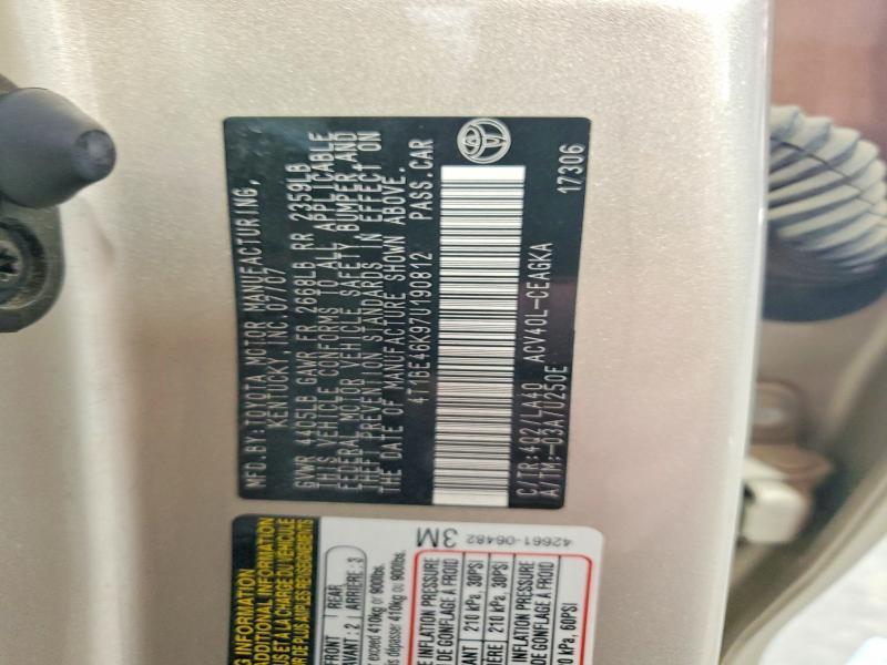 2007 Toyota Camry xle