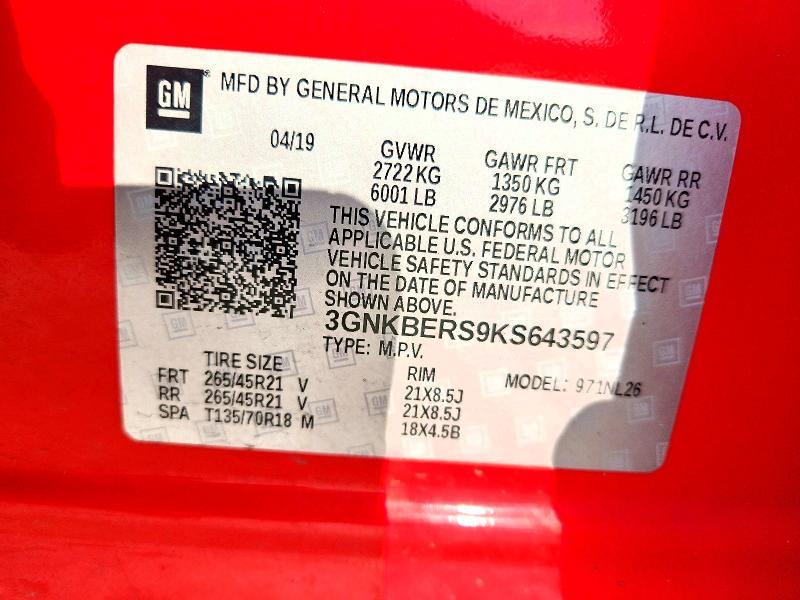 2019 Chevrolet Blazer rs