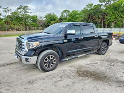 Salvage cars for sale from Copart Fort Pierce, FL: 2018 Toyota Tundra 1794 Edition