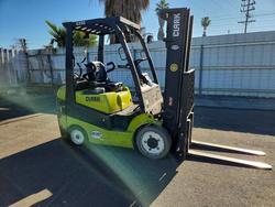 Salvage trucks for sale at Van Nuys, CA auction: 2012 Clark C25L