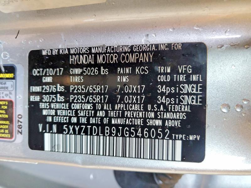 2018 Hyundai Santa fe Sport 2.4l
