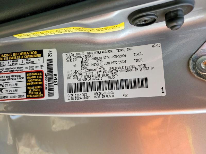 2015 Toyota Tundra Limited