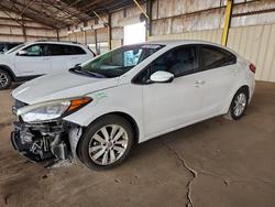 KIA salvage cars for sale: 2016 KIA Forte lx