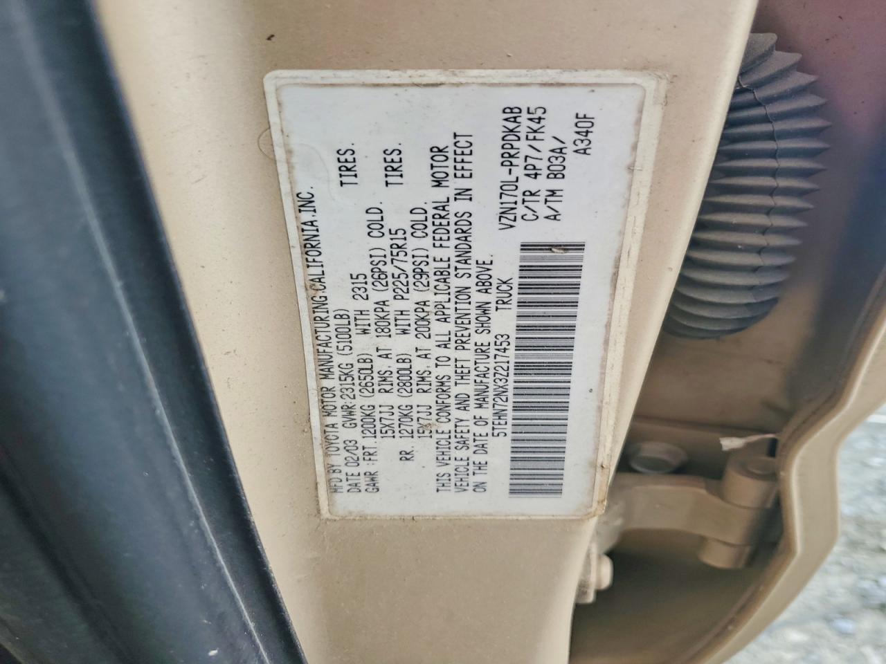 2003 Toyota Tacoma V6