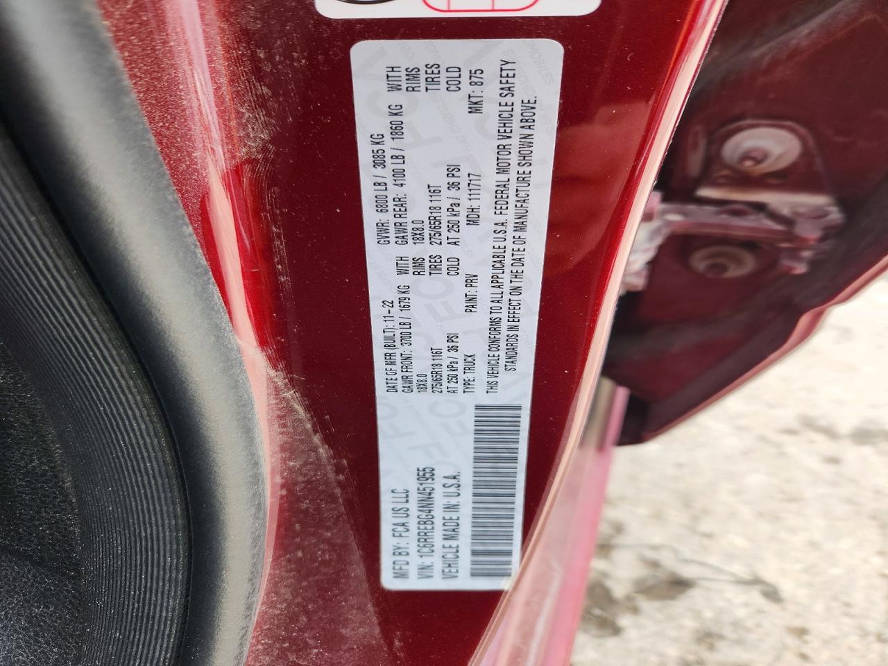 2022 Dodge RAM 1500 BIG Horn