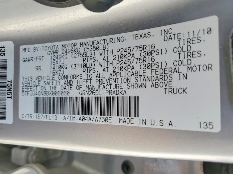 2011 Toyota Tacoma Prerunner V6