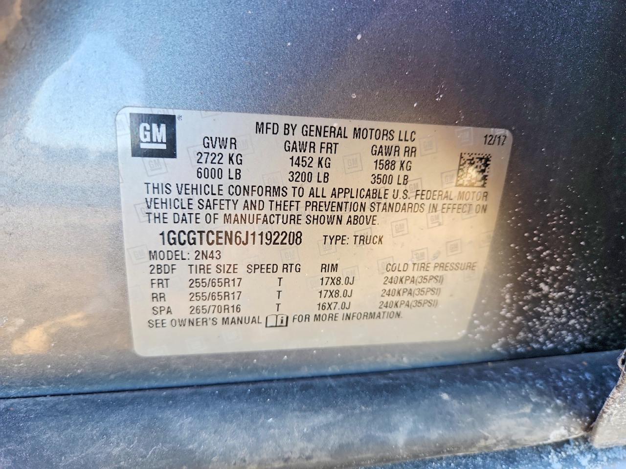 2018 Chevrolet Colorado LT