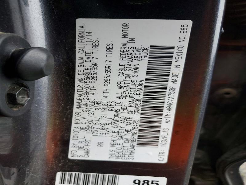 2015 Toyota Tacoma V6