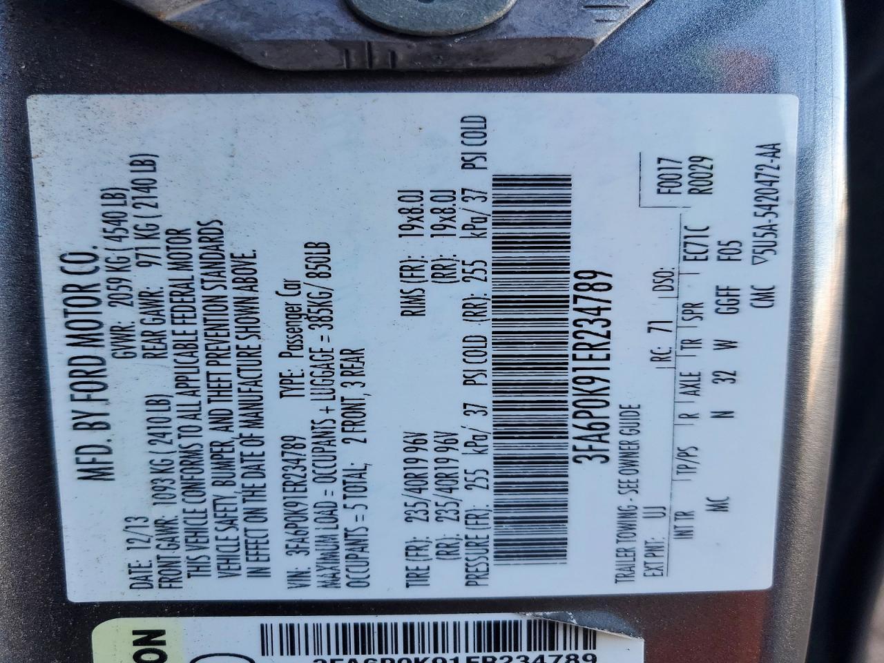 2014 Ford Fusion Titanium