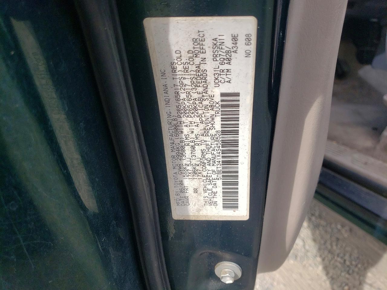 2004 Toyota Tundra SR5