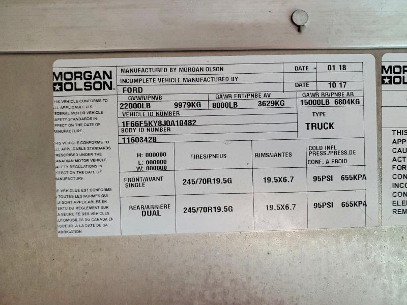 2018 Ford F59 Delivery Truck