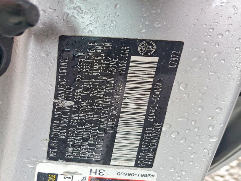 2008 Toyota Camry le