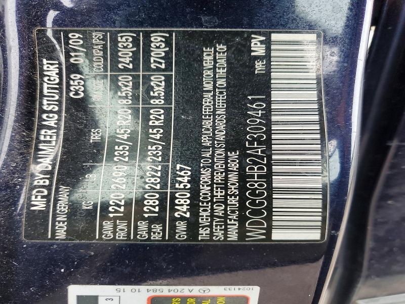 2010 Mercedes-Benz Glk 350 4matic