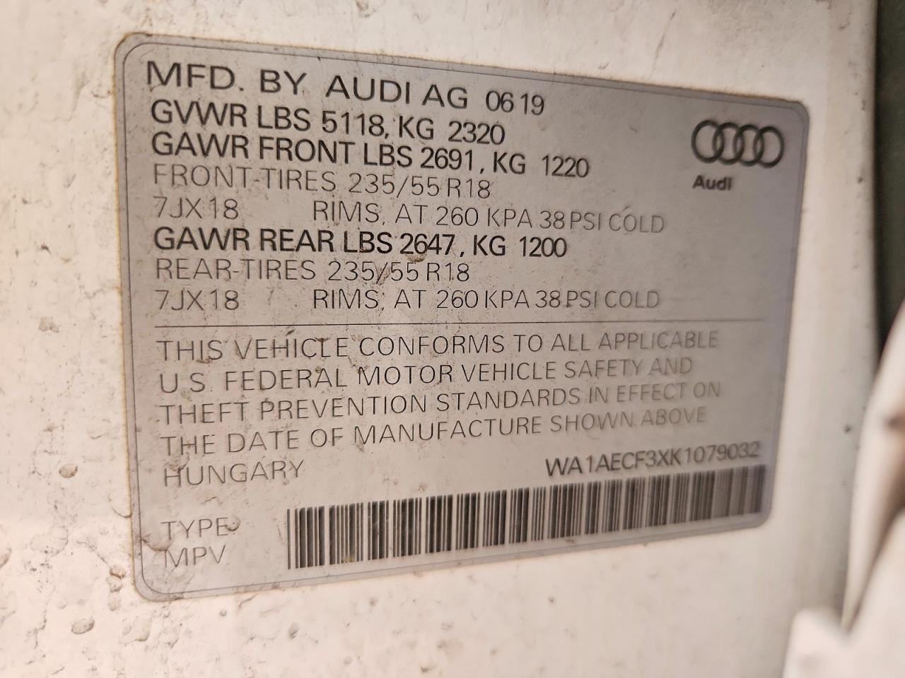 2019 Audi Q3 Premium