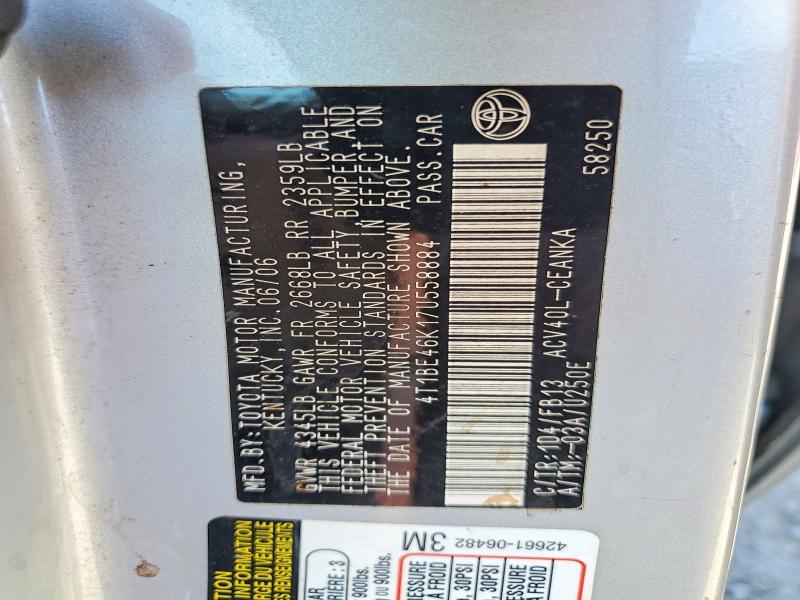 2007 Toyota Camry le