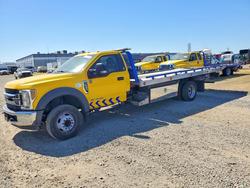 Salvage trucks for sale at Sacramento, CA auction: 2019 Ford F550 Super Duty Rollback TOW Truck