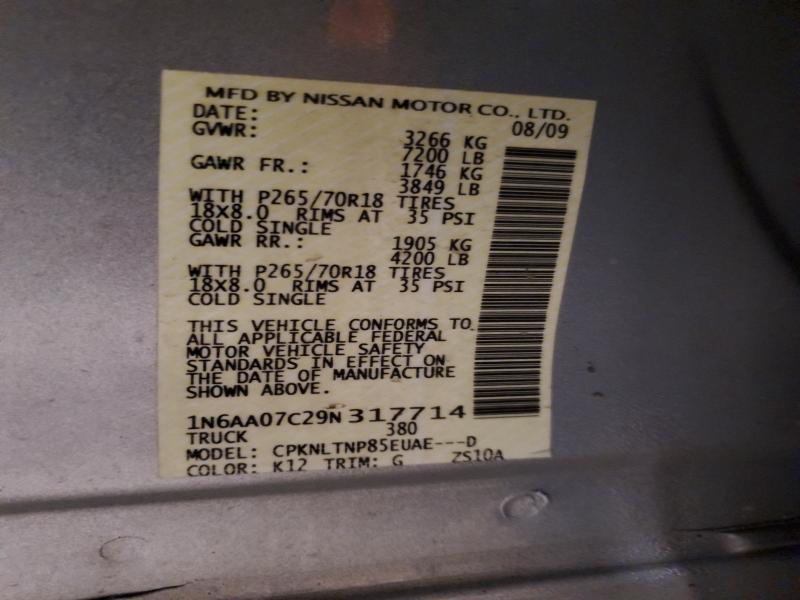 2009 Nissan Titan xe