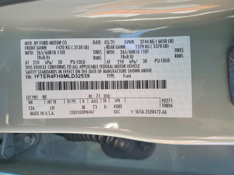 2021 Ford Ranger XL
