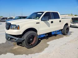 Salvage cars for sale from Copart Haslet, TX: 2007 Ford F150 Supercrew