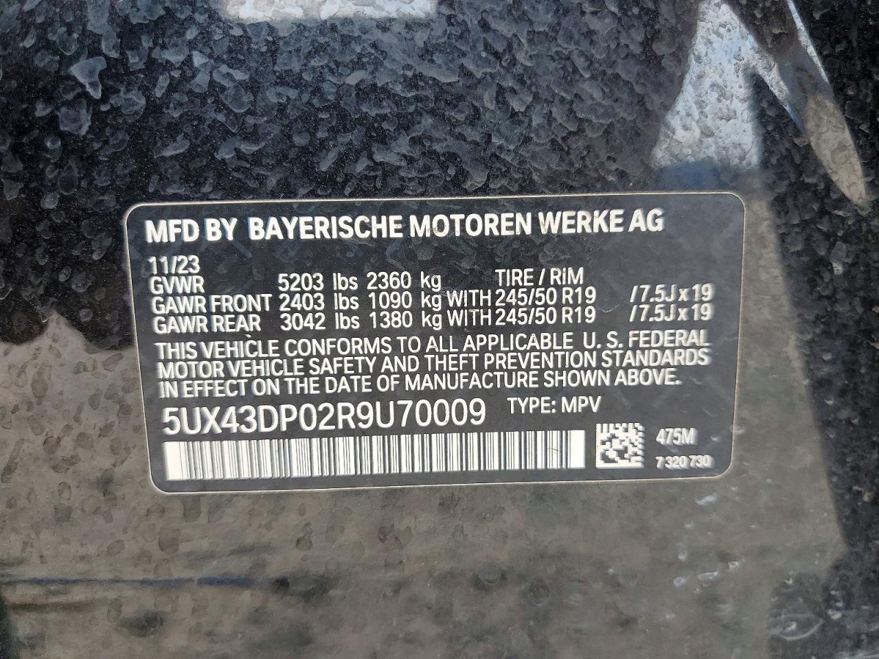 2024 BMW X3 Sdrive30i