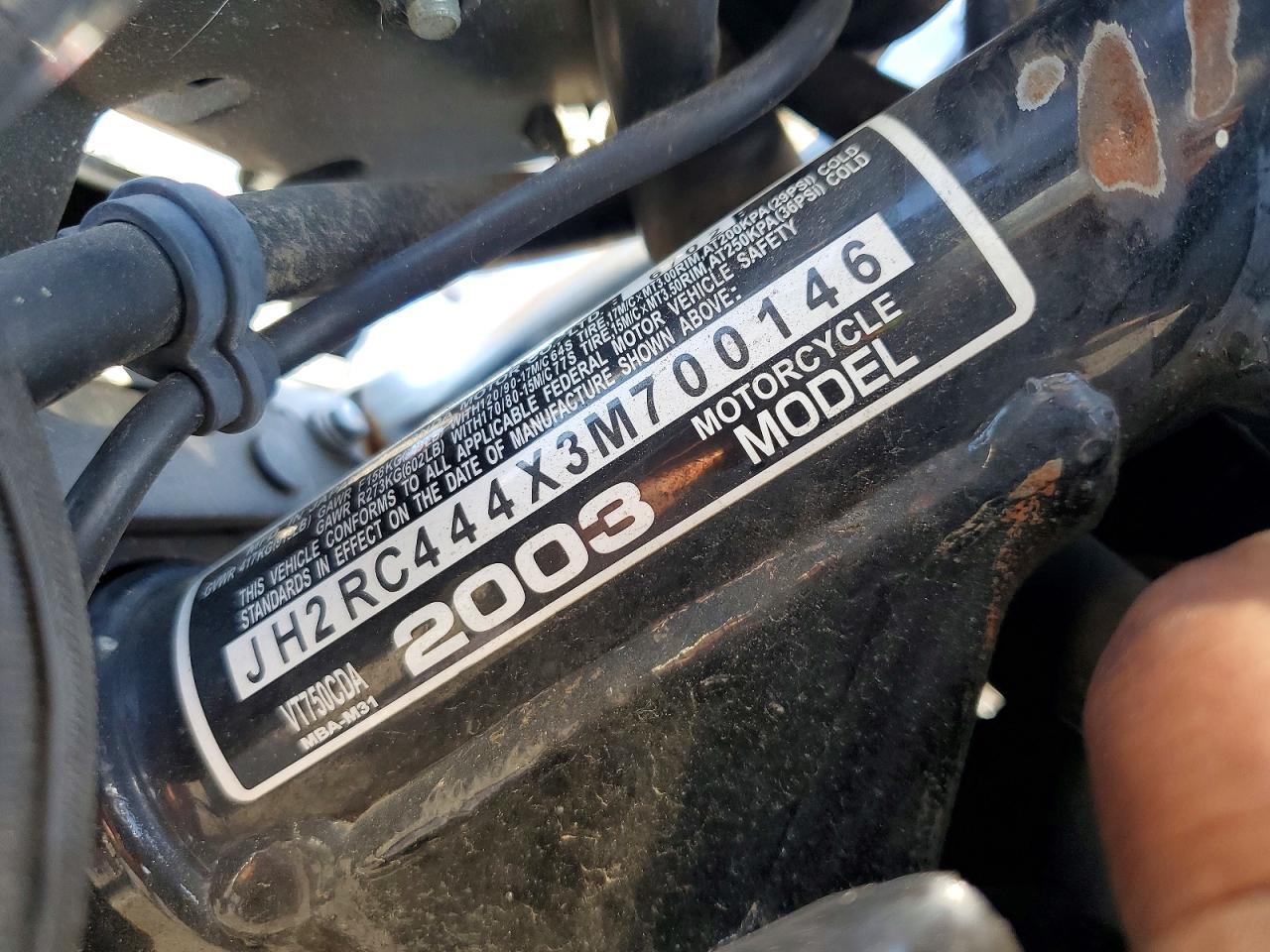 2003 Honda VT750 CDA