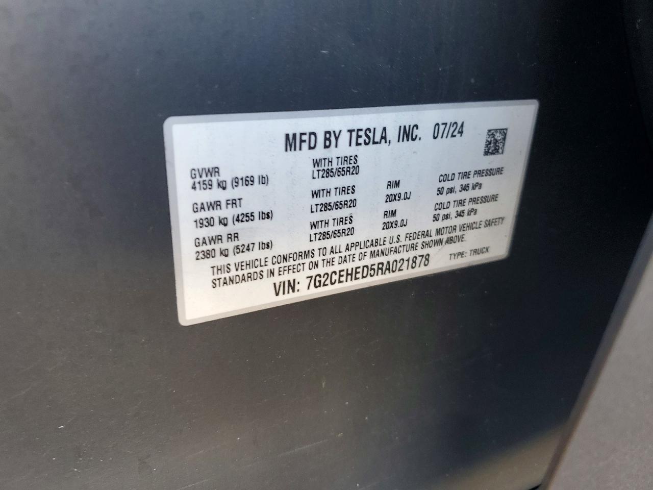 2024 Tesla Cybertruck