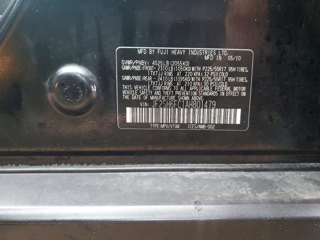 2010 Subaru Forester 2.5xt Limited