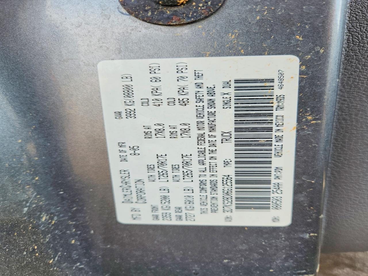2006 Dodge RAM 2500 ST