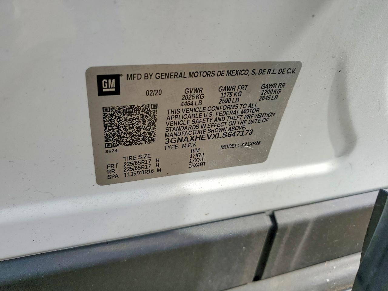 2020 Chevrolet Equinox ls