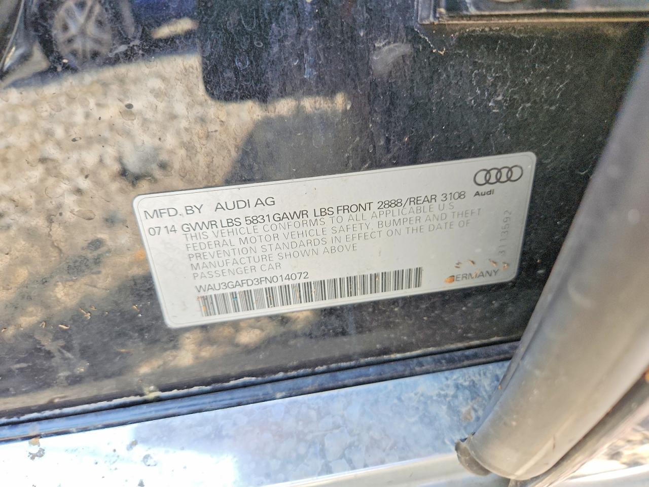 2015 Audi A8 l Quattro