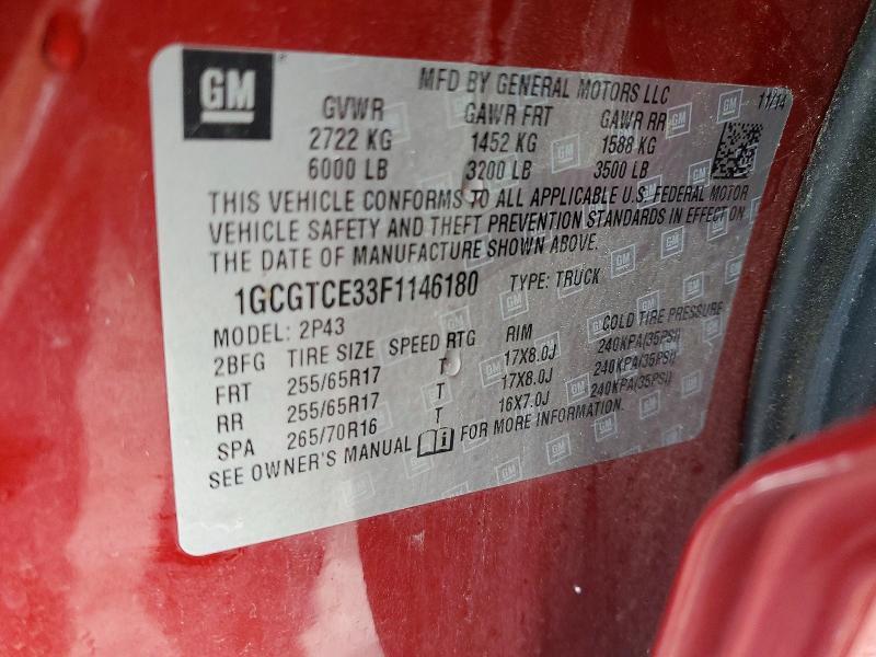 2015 Chevrolet Colorado Z71