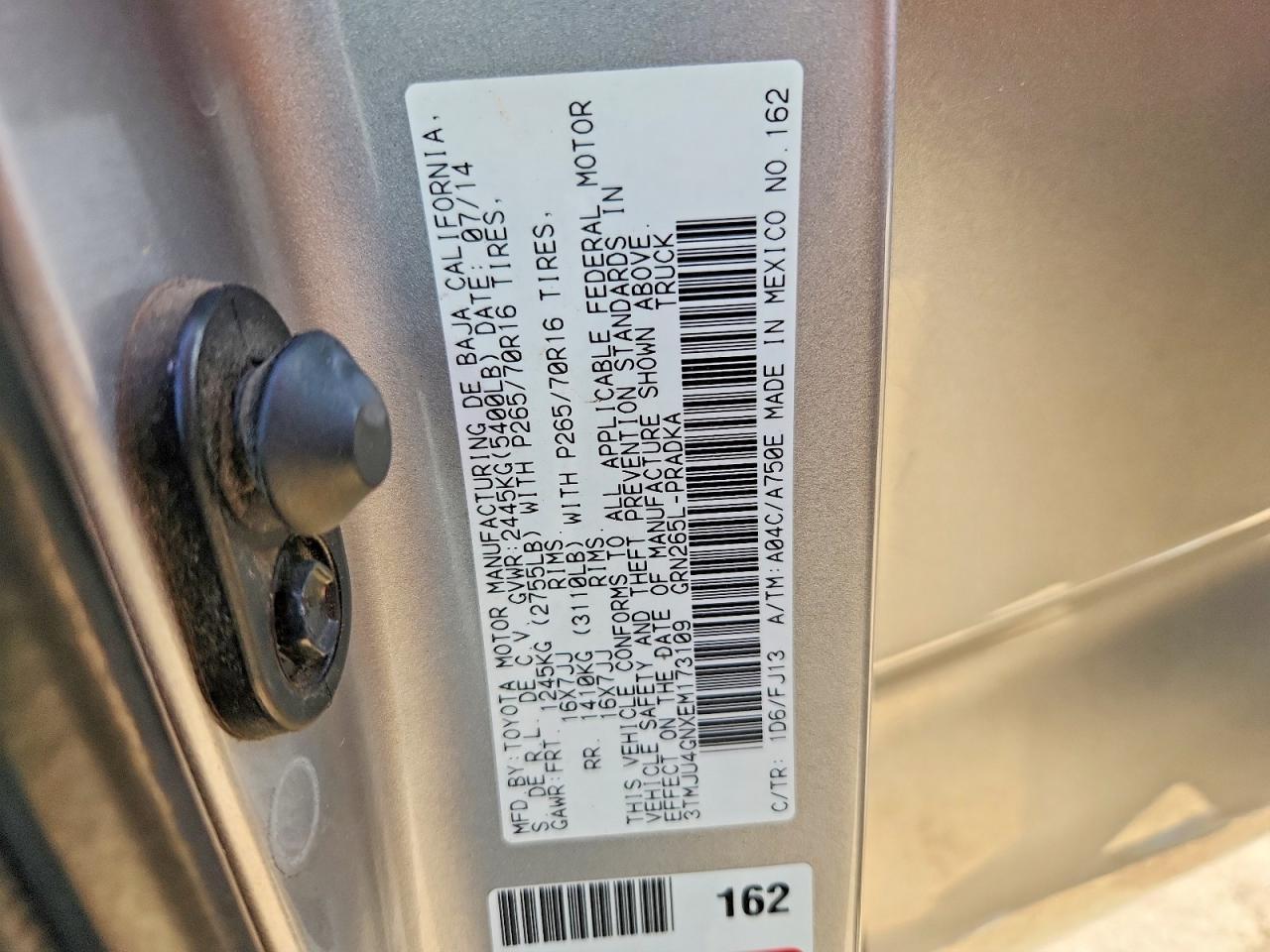 2014 Toyota Tacoma Prerunner V6
