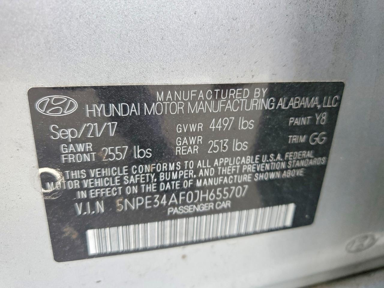 2018 Hyundai Sonata sel