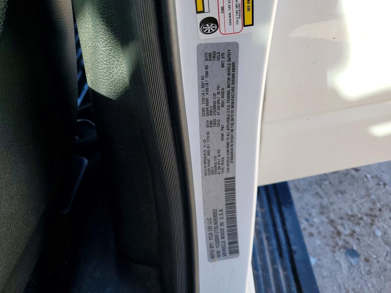 2020 Dodge 1500 Laramie