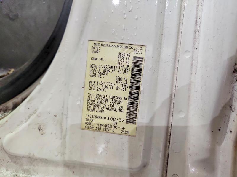 2012 Niss AN NV 2500 Delivery Van